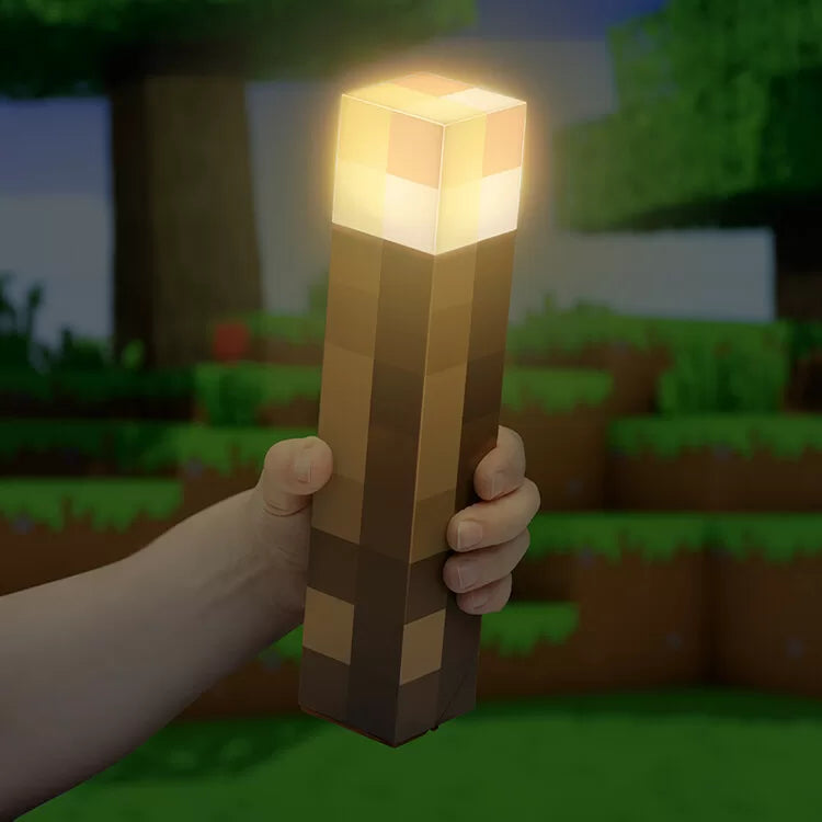 Antorcha Decorativa Minecraft™ – Ilumina tu mundo en 8 bits