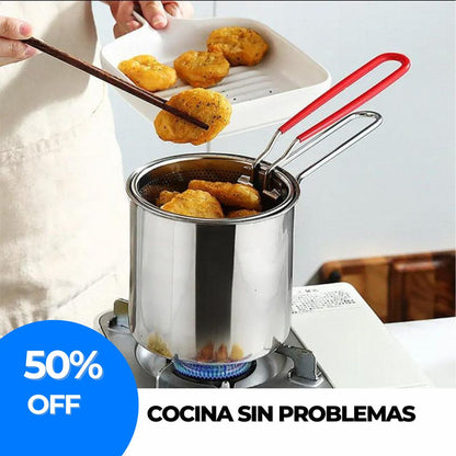 Olla freidora Premium - Cocina de manera práctica y sin desorden