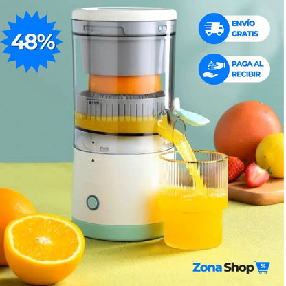 Exprimidor Eléctrico Portátil ZumoGo- Solo por hoy receta de jugos saludables