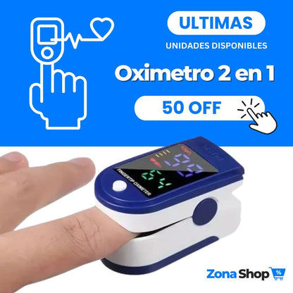 VitalScan Pro 2 en 1 Monitoreo inmediato de oxígeno y presión arterial